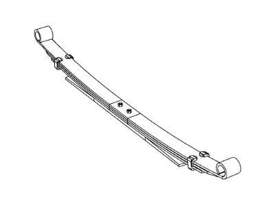 Mopar 68106104AA Rear Leaf Spring