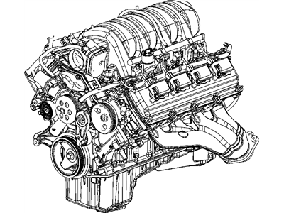 Mopar 68264377AA Long Block