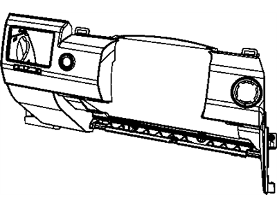 Mopar XT10BD1AE Bezel-Instrument Panel