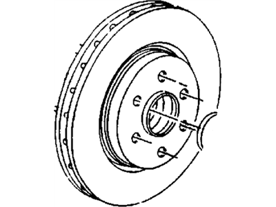 1998 Dodge Viper Brake Disc - 4642122