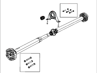 2013 Chrysler 300 Drive Shaft - 4593860AE