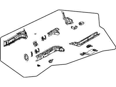 Mopar 5074803AI Rail-Frame Front