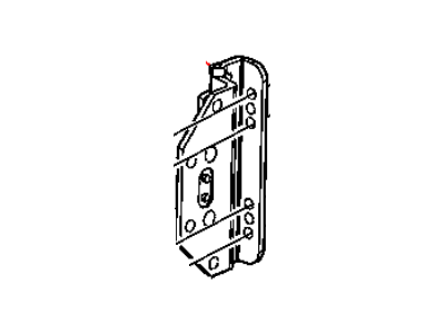 Mopar 4865462AF Front Door Hinge