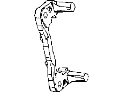 Dodge Caliber Brake Caliper Bracket - 68020254AA