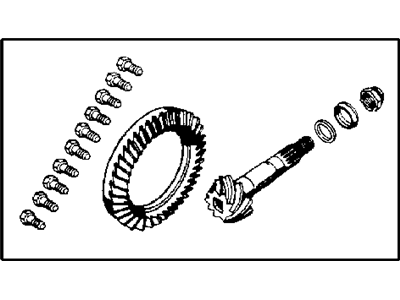 Mopar 5135939AC Gear Kit-Ring And PINION