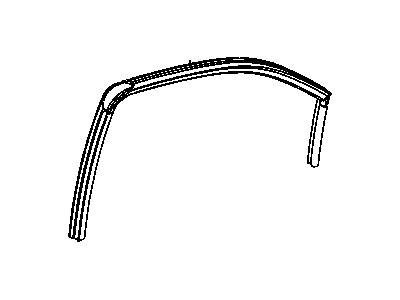 Mopar 55362096AE Seal-Front Door Glass Run