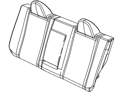 Mopar 1US60DX9AA Cover-Seat Back