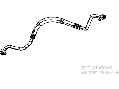 2014 Ram 3500 A/C Hose - 68140653AC