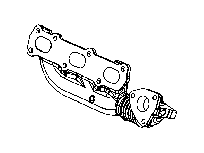 Chrysler 300 Exhaust Manifold - 68148179AA