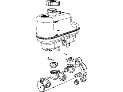 Mopar 52013873AE Brake Mastr Cylinder