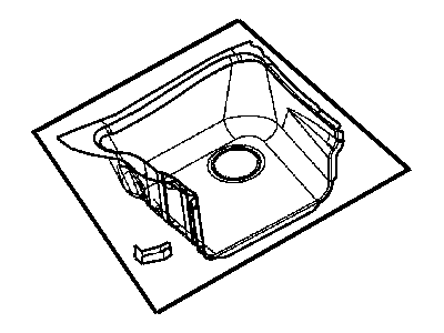 Mopar 5099116AB Panel-Spare Tire