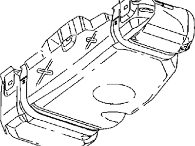 Mopar 52102140AF Strap-Fuel Tank