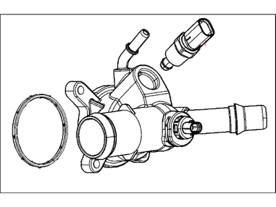 Dodge Dart Thermostat Housing - 5047263AC