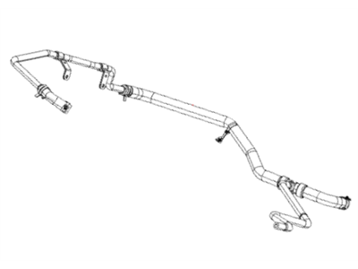 Mopar 55038163AE Hose-Heater Supply