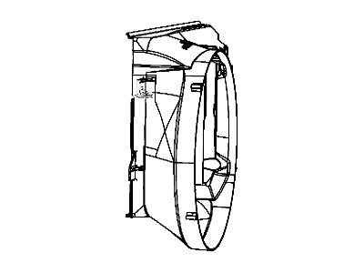 Mopar 68197455AA SHROUD-Fan