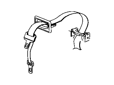 Mopar 5KP94XDVAC Front Center Seat Belt