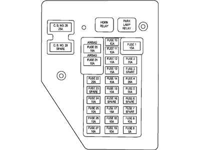 Mopar 56049035AA Junction Block Relay