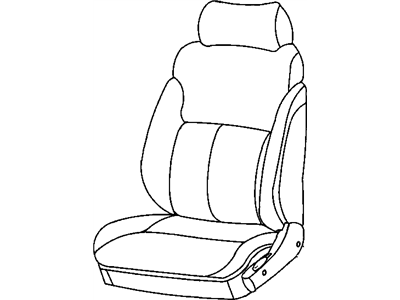 Mopar WX041DVAB HEADREST-Front