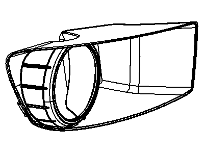 Mopar 5030291AA Bezel-Fog Lamp