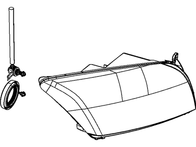 Mopar 5303740AF Headlamp