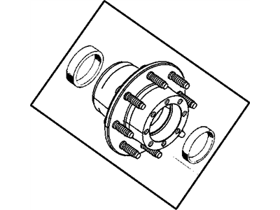 Mopar 52009735AA Rear Wheel Hub