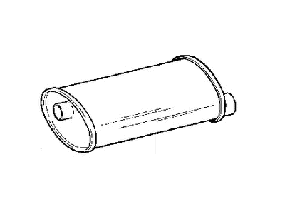 Jeep Wrangler Tail Pipe - 52019136