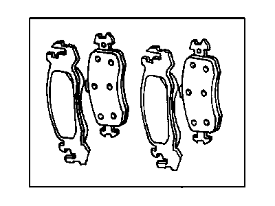 1996 Chrysler Sebring Brake Pad - 4882070