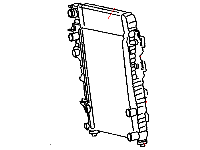 Mopar 52080118AB Engine Cooling Radiator