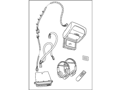 Mopar 82208202 Media Sys-Monitor W/O Dvd