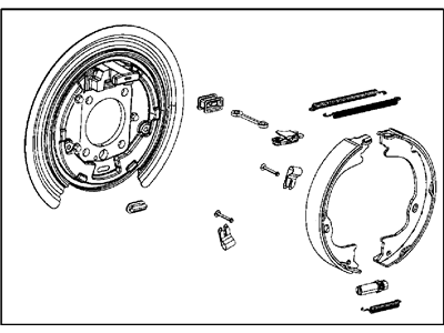 Mopar 52125175AA Plate-Parking Brake