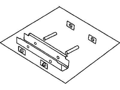 Mopar 5014458AD CROSSMEMBER-Rear Floor