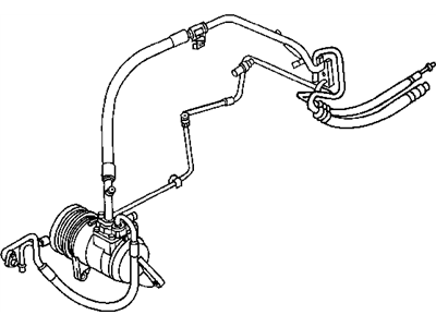 1997 Dodge Grand Caravan A/C Hose - 5003839AA