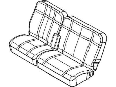 Mopar 1JU461J3AA Seat Back-Rear