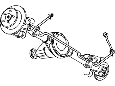 2001 Jeep Grand Cherokee Sway Bar Kit - 52088739AB