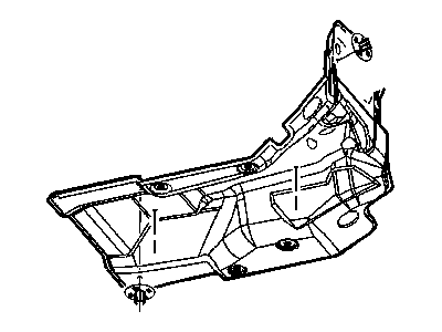 Mopar 55361115AB SILENCER-Floor Pan Front Tunnel