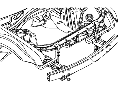 Mopar 4805843AF CROSSMEMBER-Front Support