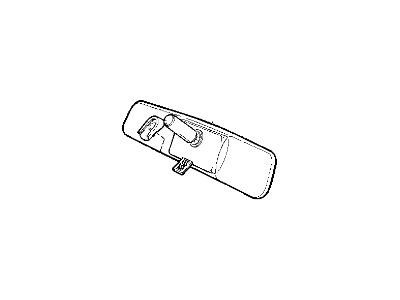 Mopar 55077318AA Rear View Mirror