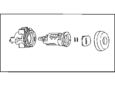 Mopar 68085684AA Cylinder-Door Lock