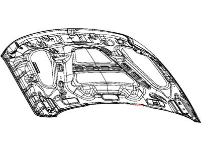 Mopar 55372244AI Hood Panel