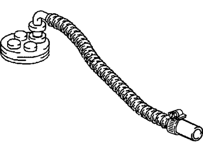 Mopar 4763002AB Tube-Fuel Filler Vent