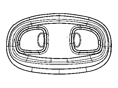 Mopar 5096281AA Lens-Courtesy Lamp