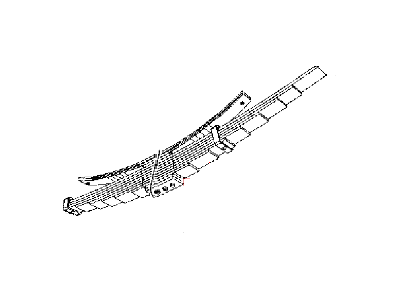 2012 Ram 3500 Leaf Spring - 52121553AE