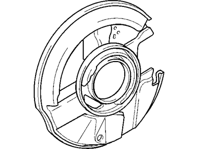 Mopar 5098761AA Plate-Brake Backing