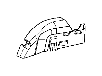 Mopar 5027085AA SILENCER-WHEELHOUSE