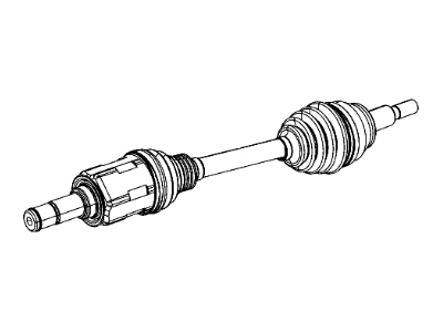 Mopar 68193659AA Axle Half Shaft Left