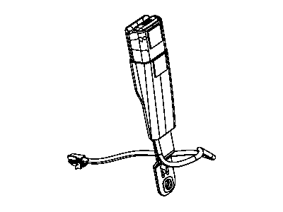 Mopar 55117159AC Shield-Seat Belt RETRACTOR