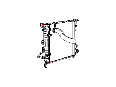 Mopar 55056682AE Engine Cooling Radiator