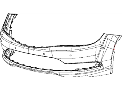 2017 Chrysler 200 Bumper - 5SH88TZZAB