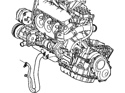 Mopar 4809179AE Hose-Transmission Oil Cooler