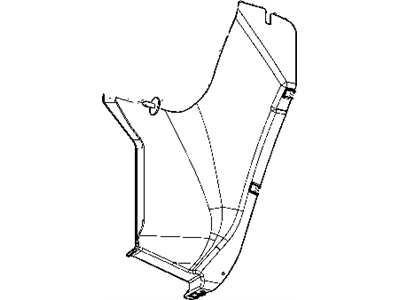 Mopar 55277445AC Shield-Splash